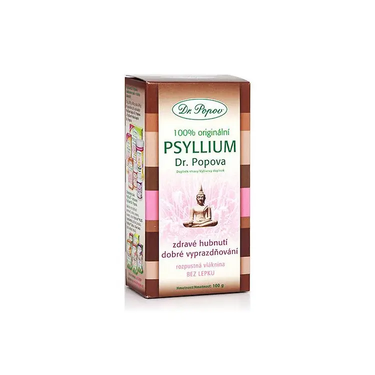 3981_DR. POPOV PSYLLIUM INDICKA ROZPUSTNA VLAKNINA 100 G